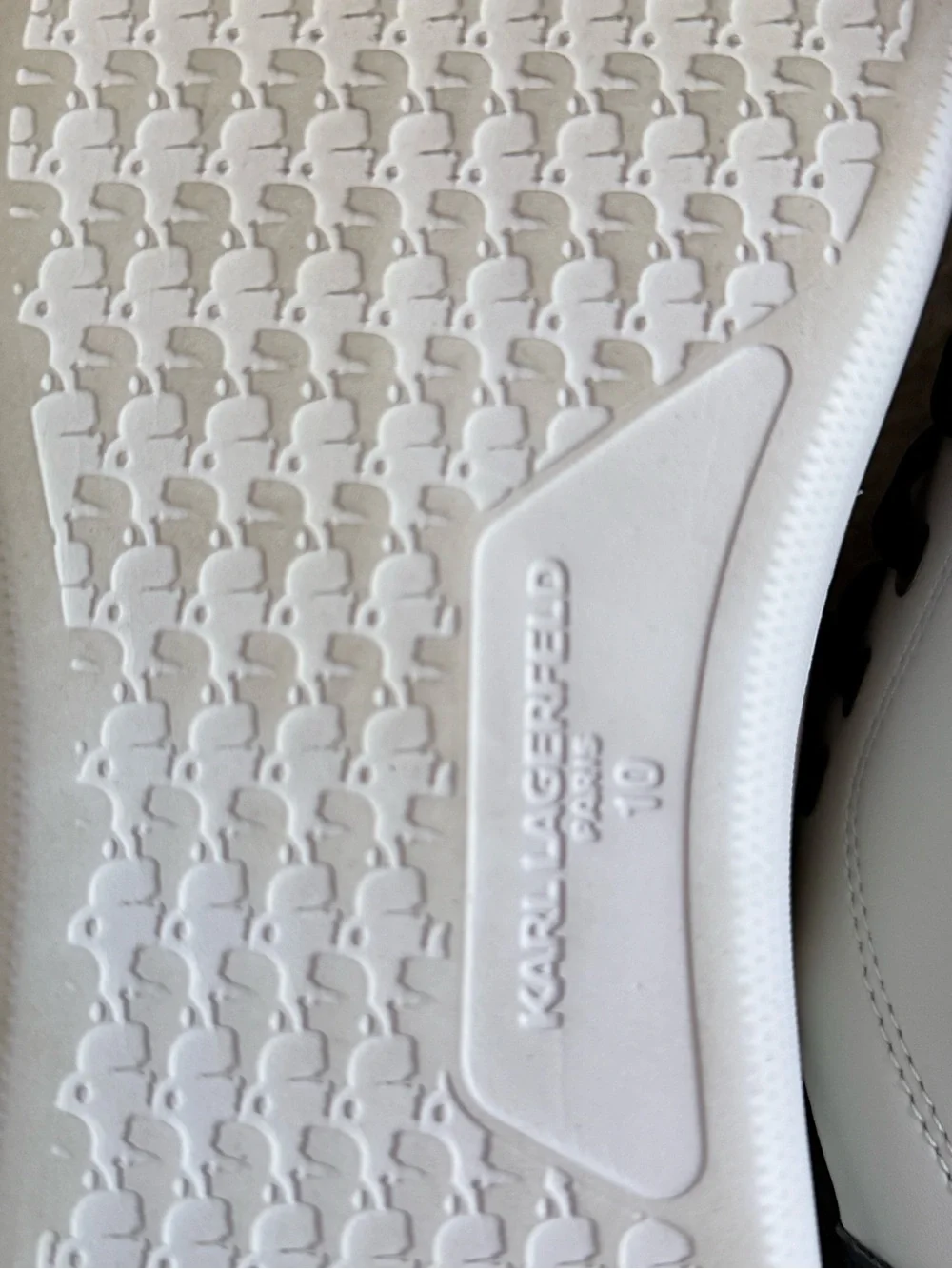 Karl Lagerfeld Paris Leather Sneakers | Logo Lace-Up Designer Shoes [NWOT]